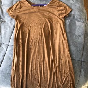 Small Chestnut brown t-shirt dress